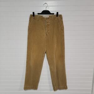 Vintage 90s American Eagle Fatigue Cord Size 32x34 Type E5 Corduroy Button Fly